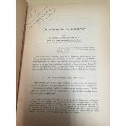 ALBARRACIN. LOS DOMINICOS EN ALBARRACIN. FR. MANUEL GARCÍA MIRALLES. O. P. TERUEL 1956.
