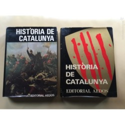 HISTORIA DE CATALUNYA. 2 TOMOS. EDITORIAL AEDOS. AÑO 1969.