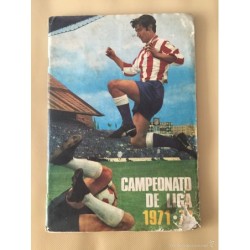 CAMPEONATO DE LIGA 1971-72. EDITORIAL FHER. CROMOS COMPLETO A FALTA DE 3 PEGATINAS POSTER CENTRAL.
