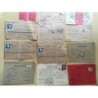 FALANGE ESPAÑOLA. SERVICIO SOCIAL-RECIBOS, CUOTAS, TARJETAS Y DOCUMENTOS. AÑOS 40.