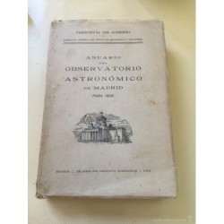 ANUARIO DEL OBSERVATORIO ASTRONÓMICO DE MADRID. AÑO 1956.