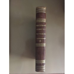 REFLEXIONES SOBRE LA NATURALEZA. LIBRERÍA RELIGIOSA. 5 TOMOS. FALTA TOMO 6. AÑO 1851.