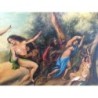 ÓLEO SIGLO XVIII PRINCIPIOS XIX. FIRMADO A. ORTIZ. PARA RESTAURAR.