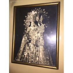 VIRGEN DE LOS DESAMPARADOS. FOTO ENMARCADA. SANCHÍS.
