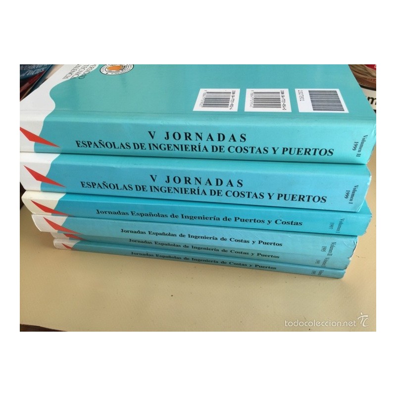 JORNADAS ESPAÑOLAS DE INGENIERÍA DE PUERTOS Y COSTAS. AÑOS 1995-1997-1999. 6 VOLUMENES JORNADAS ESPAÑOLAS DE INGENIERÍA DE PUERTOS Y COSTAS. AÑOS 1995-1997-1999. 6 VOLUMENES