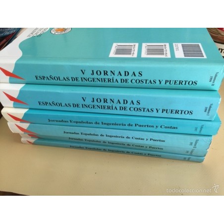 JORNADAS ESPAÑOLAS DE INGENIERÍA DE PUERTOS Y COSTAS. AÑOS 1995-1997-1999. 6 VOLUMENES