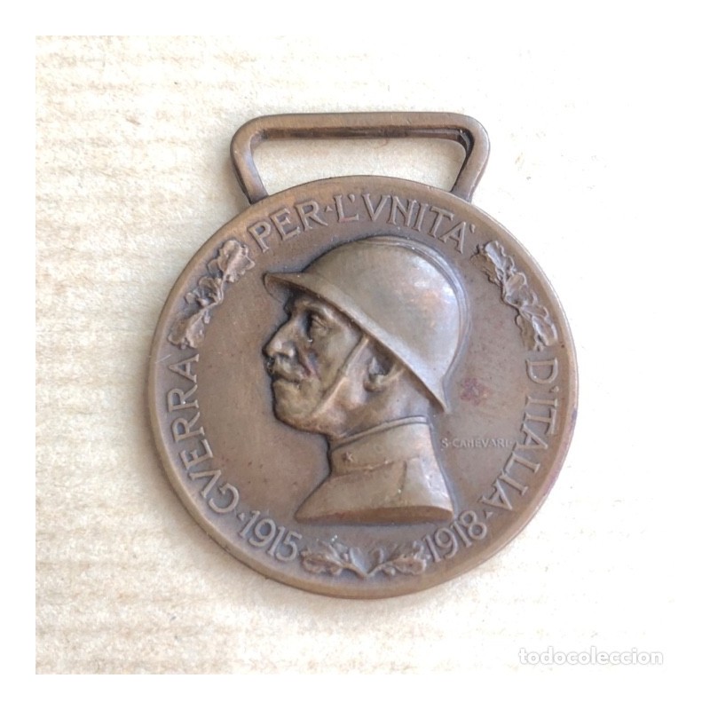 GUERRA PER L'UNITA D'ITALIA. 1915-1918. BRONCE. MEDALLA. MEDAGLIA. GUERRA PER L'UNITA D'ITALIA. 1915-1918. BRONCE. MEDALLA. MEDAGLIA.