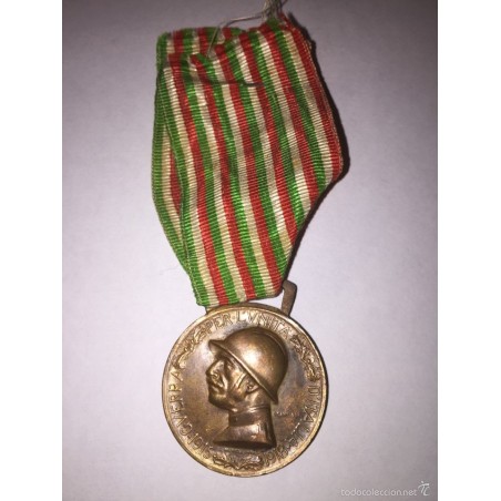 GUERRA PER L'UNITA D'ITALIA. 1915-1918. BRONCE. MEDALLA. MEDAGLIA.