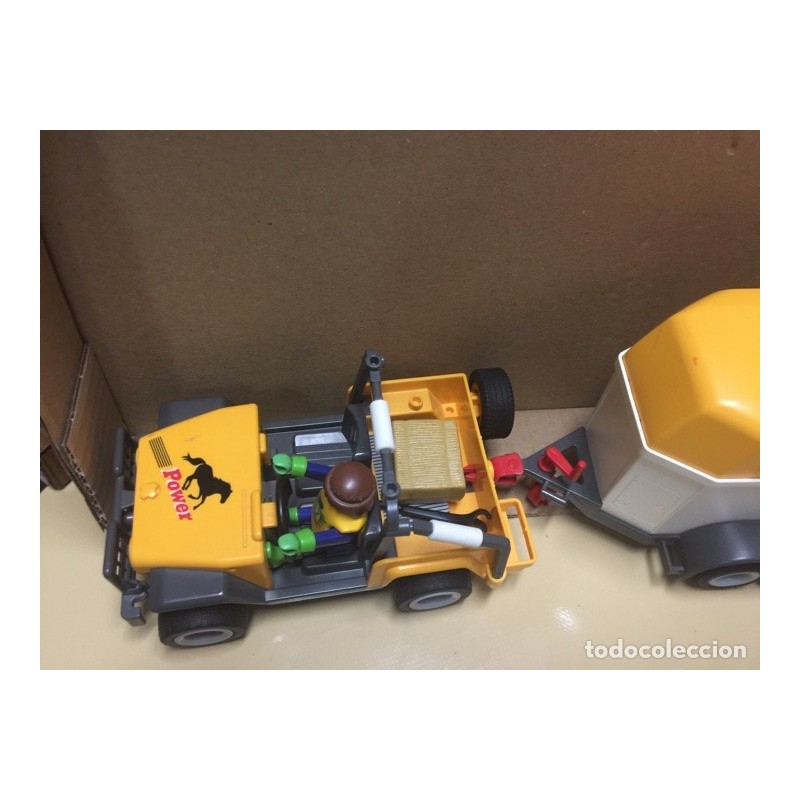PLAYMOBIL 3249. TRANSPORTE CABALLOS. COCHE JEEP CON REMOLQUE.