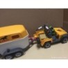 PLAYMOBIL 3249. TRANSPORTE CABALLOS. COCHE JEEP CON REMOLQUE.