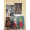 ZARAGOZA. VIRGEN DEL PILAR. TARJETA POSTAL. 6 IMAGENES DISTINTAS. UNA DE 1937 DESTRUIDA. 2 BORDADAS.