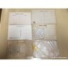 ZARAGOZA. VIRGEN DEL PILAR. TARJETA POSTAL. 6 IMAGENES DISTINTAS. UNA DE 1937 DESTRUIDA. 2 BORDADAS.