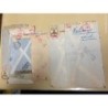 CORREO NAZI CON CENSURA GUBERNATIVA ESPAÑOLA Y NAZI. 13 SOBRES. VARIOS CUÑOS NAZIS.