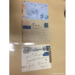 CORREO NAZI CON CENSURA GUBERNATIVA ESPAÑOLA Y NAZI. 13 SOBRES. VARIOS CUÑOS NAZIS.