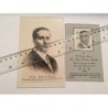 CALVO SOTELO. POSTAL Y FOTOGRAFIA ORIGINAL ESQUELA FUNERARIA.