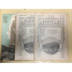 FONTILLES. REVISTA MENSUAL. SANATORIO DE SAN FRANCISCO DE BORJA PARA LEPROSOS.3 REVISTAS.