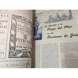 DOCE OCTUBRE. REVISTA DE LA JUNTA DE PEREGRINACIONES A NTRA. SRA. DEL PILAR DE ZARAGOZA. N°2. 1943.