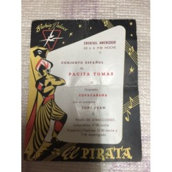 BAHIA PALACE- HOTEL DE MALLORCA- FOLLETO EN CARTA-EN INGLES Y ESPAÑOL-AÑOS 50.