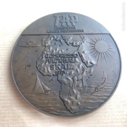 I CONGRESO NACIONAL SKAL 1973-TAP TRANSPORTES AEREOS PORTUGUESES- LISBOA. MEDALLA.
