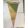 SAHARA ESPAÑOL.NORTE AFRICA.BANDERIN SEDA ANTIGUO.SECCION EXPEDICIONARIA. BON-AUTOMOVILES. AÑO 1958.