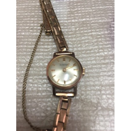 DUWARD. RELOJ SEÑORA. TODO ORIGINAL. FUNCIONANDO. PLACA DE ORO.