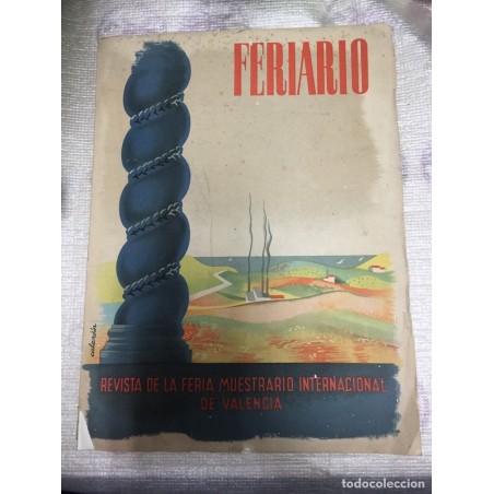 FERIA MUESTRARIO VALENCIA. FERIARIO N°10. AÑO 1946.
