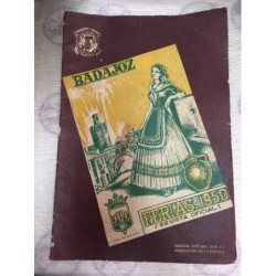 BADAJOZ. FERIAS Y FIESTAS. PROGRAMA OFICIAL. AÑO 1950.