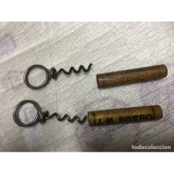 J. M. RIVERO JEREZ. VINOS Y COÑAZ. C. Z. SACACORCHOS DE PROPAGANDA. MUY ANTIGUOS.