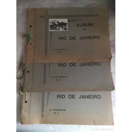 RIO DE JANEIRO. 30 FOTOGRAFIAS ANTIGUAS. 3 SON PANORÁMICAS. TRES ALBUMS.