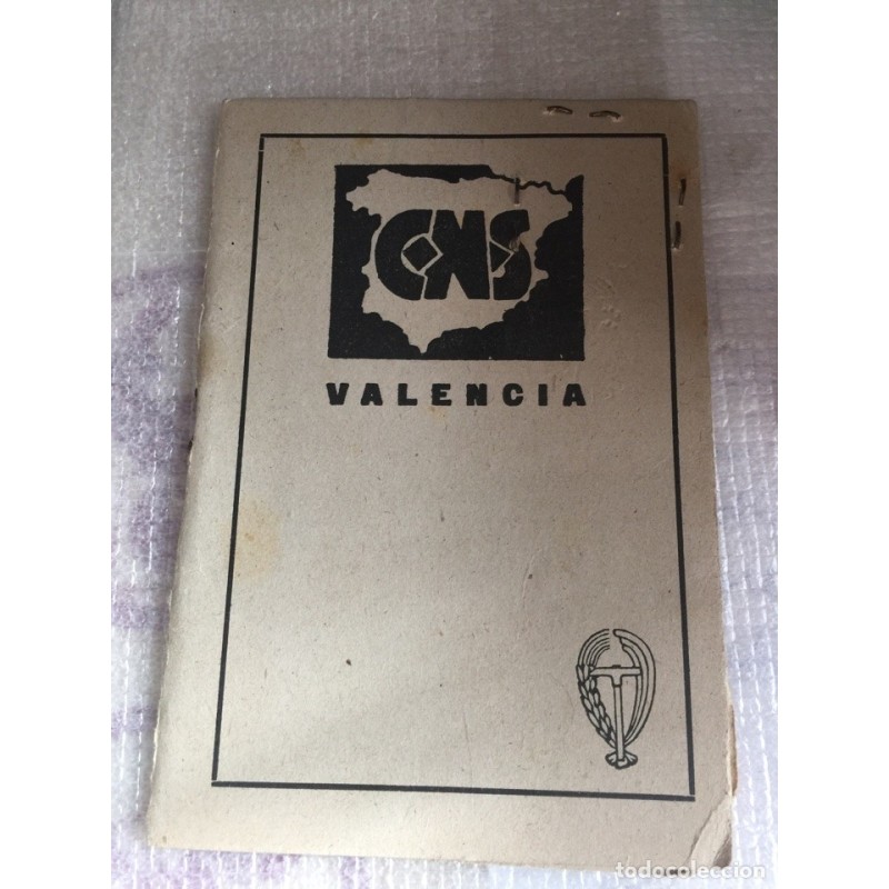 CARNET DE LA CNS. CON SELLOS.