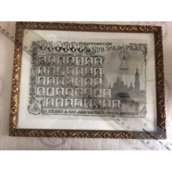 SALAMANCA 1953.COLEGIO SAN JUAN BAUTISTA.HNOS. MARISTAS.PROMOCION NTRA. SRA. DEL PILAR.FOTO ORIGINAL