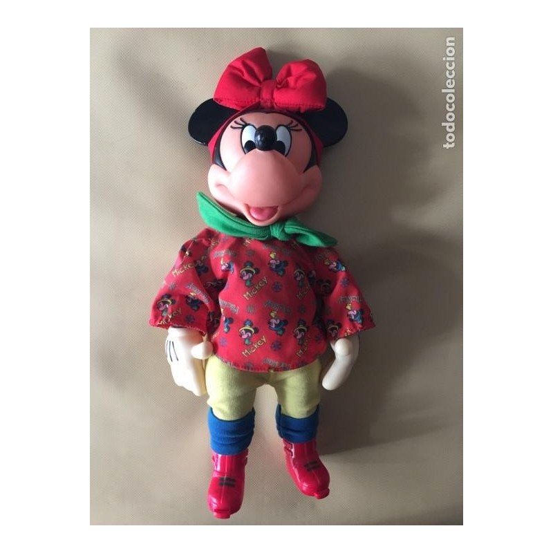 MINNIE MOUSE PATINADORA. WALT DISNEY. FUNCIONA A PILAS.