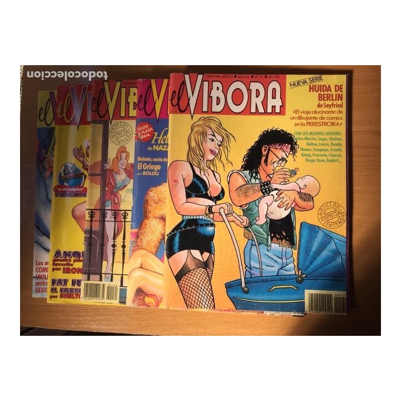 EL VIBORA. 5 COMICS.