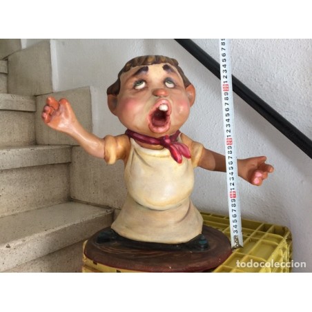 FALLAS. AUTENTICO NINOT FALLERO INDULTADO. ANTIGUO.