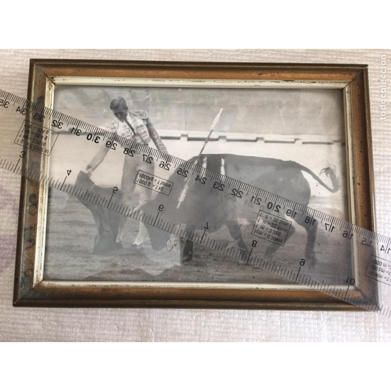 EL COBIJANO. TORERO. VALENCIA. FOTOGRAFIA ORIGINAL. ENMARCADA DE EPOCA. DEDICADA Y FIRMADA.