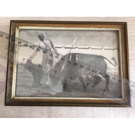 EL COBIJANO. TORERO. VALENCIA. FOTOGRAFIA ORIGINAL. ENMARCADA DE EPOCA. DEDICADA Y FIRMADA.