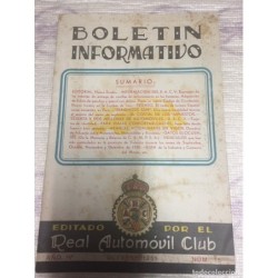 Boletin informativo Real Automóvil Club de Valencia - Noviembre y Diciembre 1951 - Nº 15.
