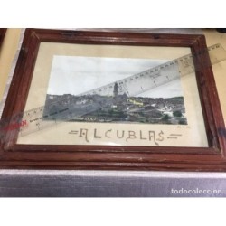 ALCUBLAS. FOTOGRAFIA ORIGINAL COLOR PANORÁMICA. FOTO PASTOR.