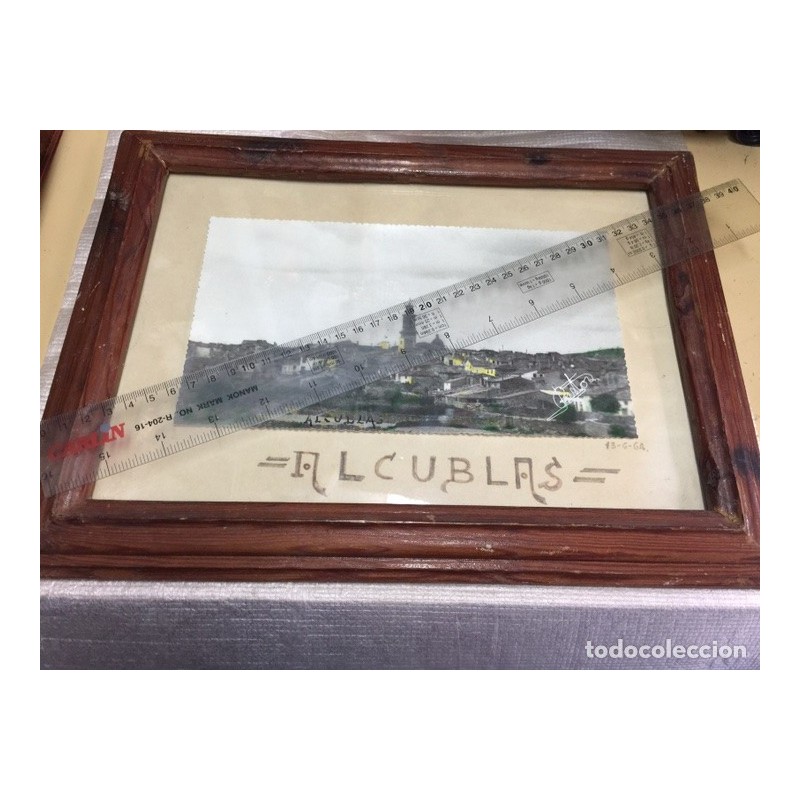 ALCUBLAS. FOTOGRAFIA ORIGINAL COLOR PANORÁMICA. FOTO PASTOR.