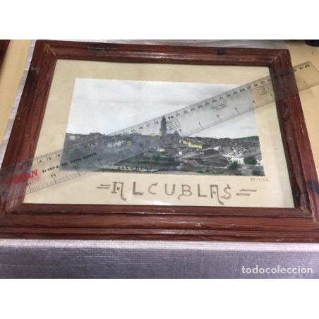 ALCUBLAS. FOTOGRAFIA ORIGINAL COLOR PANORÁMICA. FOTO PASTOR.