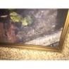OLEO SOBRE TABLA. FLORES. FIRMADO MAXIMO.