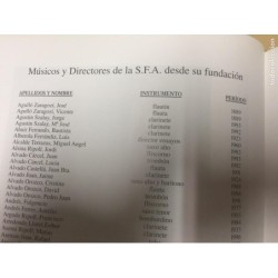 ALTEA. LA FILARMÓNICA 1889-2001. HISTORIA DESDE SU FUNDACIÓN. INDICE DE DIRECTORES, MUSICOS ETC...