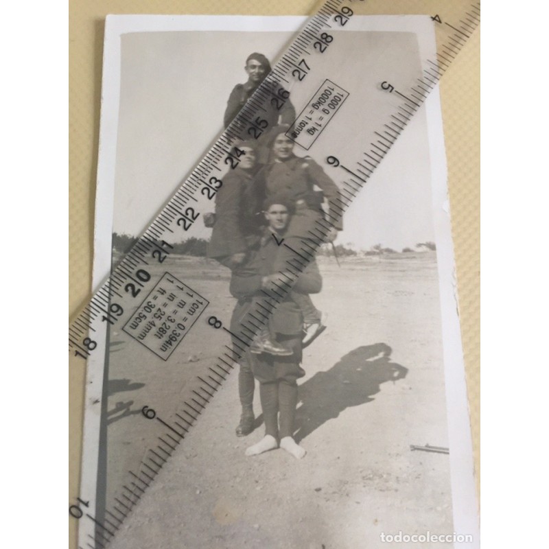 SOLDADOS DE LA REPUBLICA ESPAÑOLA.FOTO TARJETA POSTAL.AÑO 1931