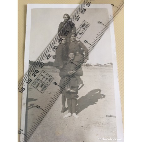 SOLDADOS DE LA REPUBLICA ESPAÑOLA.FOTO TARJETA POSTAL.AÑO 1931