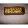 DOMINO NUMERADA EN MARFIL DEL SIGLO PASADO