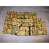 DOMINO NUMERADA EN MARFIL DEL SIGLO PASADO