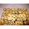 DOMINO NUMERADA EN MARFIL DEL SIGLO PASADO