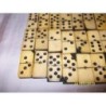 DOMINO NUMERADA EN MARFIL DEL SIGLO PASADO