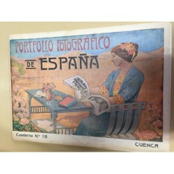 CUENCA. PORTAFOLIO FOTOGRAFICO ORIGINAL. AÑO 1986.