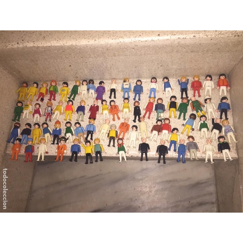 PLAYMOBIL-GEOBRA-AÑO 1974. 71 FIGURAS.
